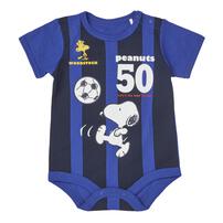 SNOOPY 半袖ボディスーツ サッカー スヌーピー ブルー&times;80cm ベビーザらス限定