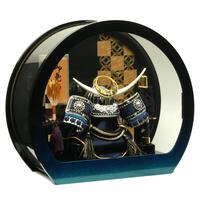 【五月人形】兜ケース飾り「上杉謙信青ぼかし丸形アクリル」（538746）トイザらス・ベビーザらス限定【メーカー直送】