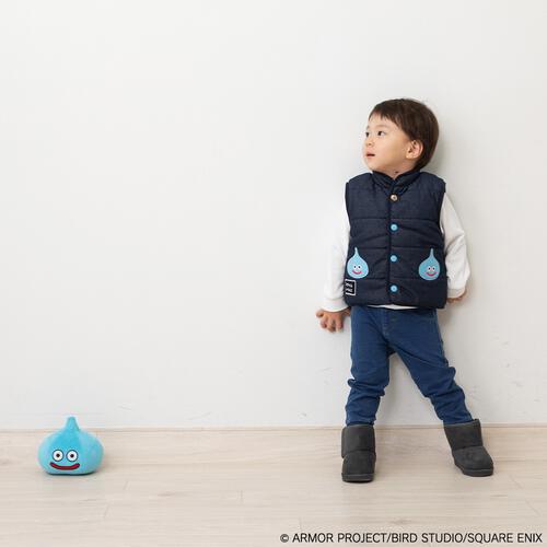 ドラクエベビー＆キッズ ベスト(ネイビー×約100cm)