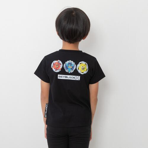 BEYBLADE X ベイブレードエックス 半袖Tシャツ ロゴ ワッペン ジュニア 160cm