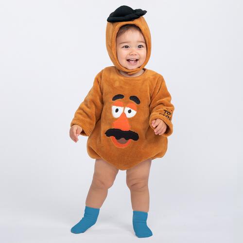 Disney ディズニー 長袖たまごオール 帽子付き ポテトヘッド フリース ベビーザらス限定