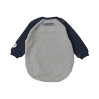 MLB ラグランボディスーツ ヤンキース グレー×70cm ベビーザらス限定