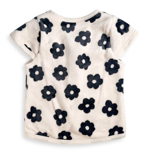 パジャマベスト フリース デイジー柄 ブラック×80-95cm ベビーザらス限定