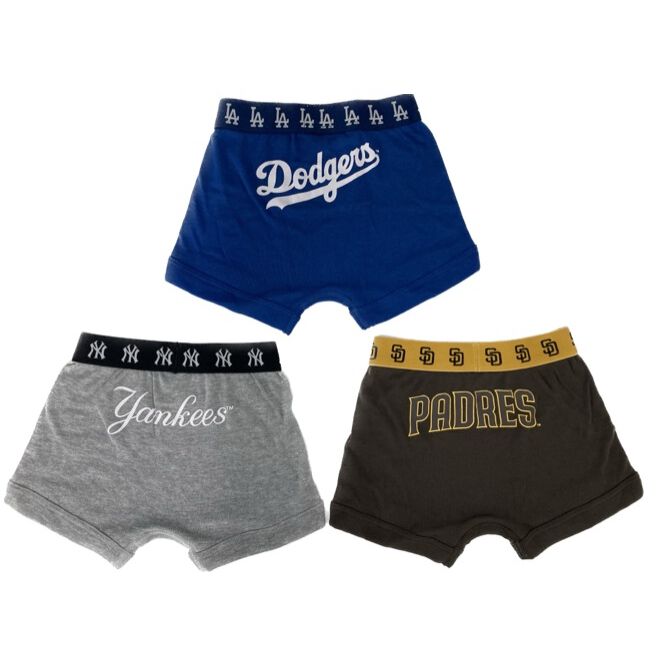 MLBボクサー3枚組(グレー×110cm) | マタニティ・ベビー用品通販の