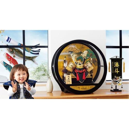 【五月人形】陣羽織 紺 (553131)飾り台付き 初節句 男の子 衣装 端午の節句【オンライン限定】 トイザらス・ベビーザらス限定【メーカー直送】