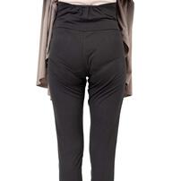 とろみ長袖トップス＋パンツセット(モカ&times;M-L)