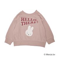 Miffy ミッフィー ゼンゴプリントトレーナー ピンク&times;90cm