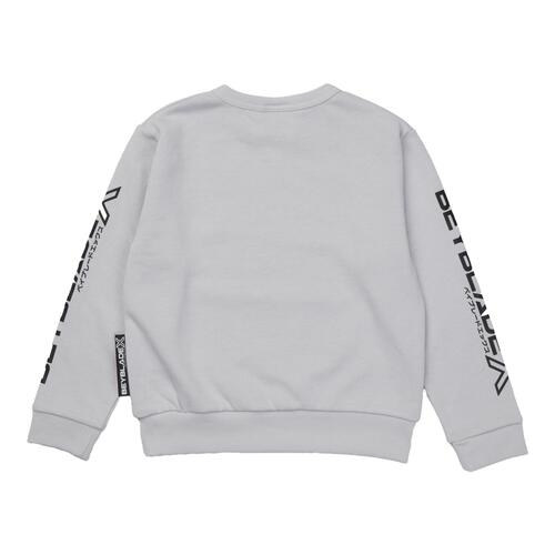 BEYBLADE X 長袖トレーナー 図鑑アート ベイブレード エックス グレー&times;130cm