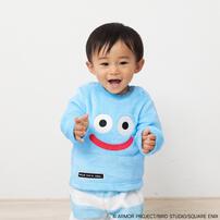 ドラクエベビー＆キッズ フリースパジャマ スライム(ブルー×約100cm) ベビーザらス限定