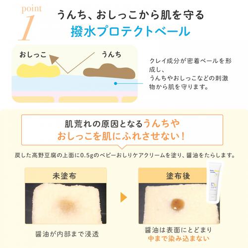 ママ＆キッズ ベビーおしりケアクリーム 53g 低刺激スキンケア ベビー用 無添加 無香料