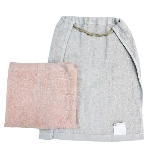 お利口さんタオルスタイ 2枚組(ピンク&times;フリー) ベビーザらス限定