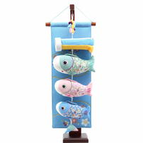 【室内鯉のぼり】ぬいぐるみ鯉 ミニ 高さ49cm 端午の節句 男の子 こいのぼり コンパクト 室内 インテリア おしゃれ 吊るし飾り 五月人形 トイザらス・ベビーザらス限定