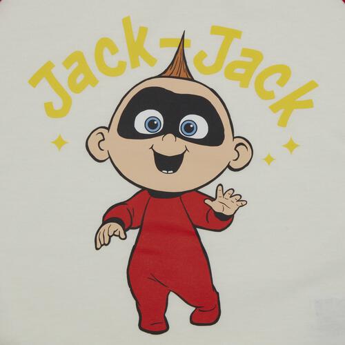 Disney ディズニー ジャックジャック 長袖Tシャツ 天竺 レッド&times;95cm ベビーザらス限定