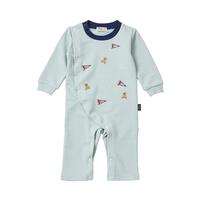 POLO BCS フラッグ刺繍ロンパース ターコイズ×60-70cm ベビーザらス限定