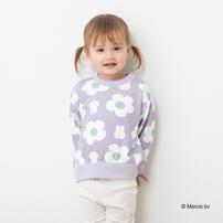 ミッフィーソウガラプリントトレーナー ラベンダー×80cm ベビーザらス限定