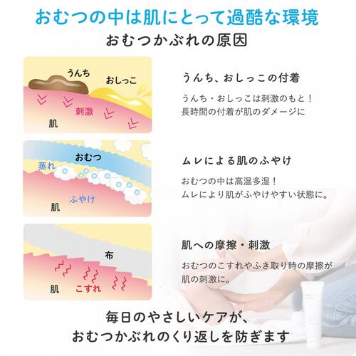 ママ＆キッズ ベビーおしりケアクリーム 53g 低刺激スキンケア ベビー用 無添加 無香料