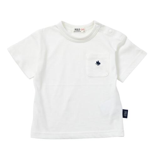POLO BCS 半袖ポケットＴシャツ ホワイト&times;80cm ベビーザらス限定