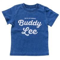 BUDDYLEE 半袖Ｔシャツ インディゴ染め ブルー&times;80cm
