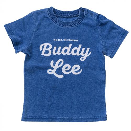 BUDDYLEE 半袖Ｔシャツ インディゴ染め ブルー&times;80cm