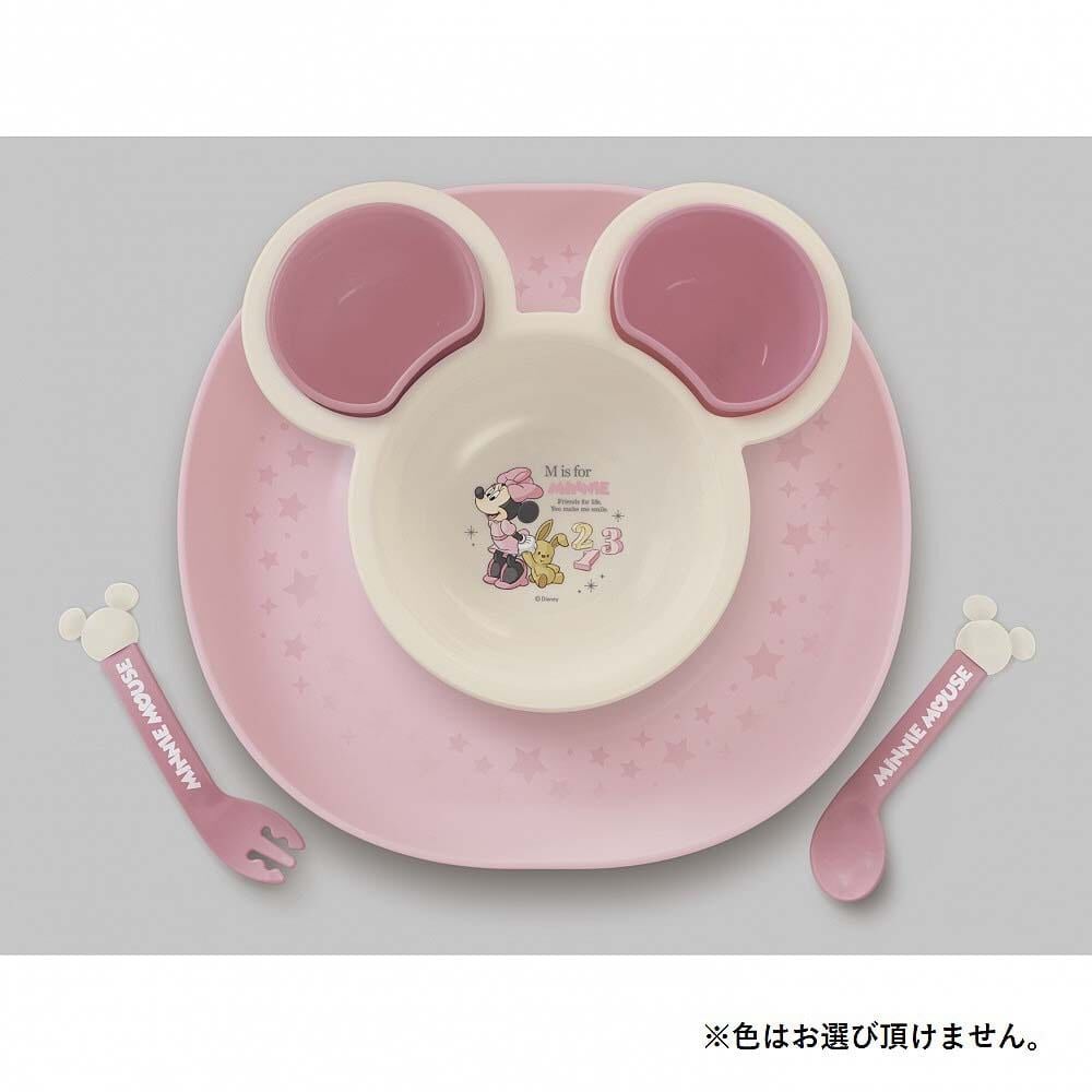ミニーマウス 食べこぼしキャッチプレート【色ランダム】 | マタニティ