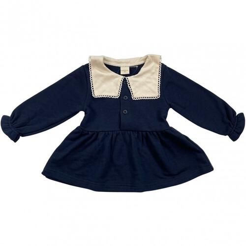 sophitica 裏毛セーラー襟トレーナー ネイビー×80cm