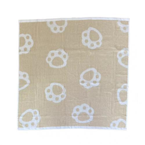 正方形湯上りタオル あしあと柄 ベビーザらス限定
