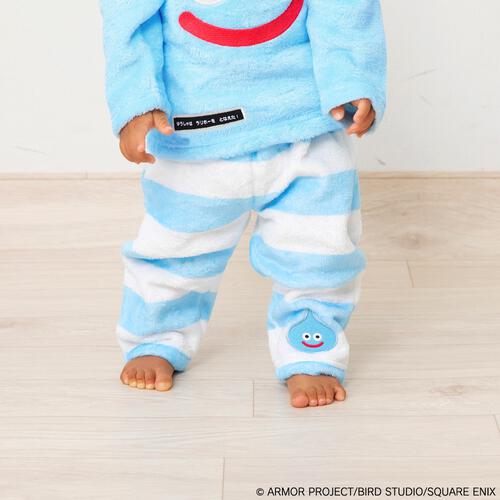 ドラクエベビー＆キッズ フリースパジャマ スライム(ブルー×約90cm) ベビーザらス限定