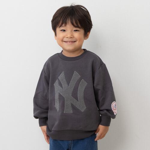 ベビーザらス限定　ＭＬＢ ビックロゴトレーナー(グレー×110cm)