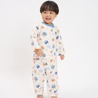 ANPANMAN アンパンマン ニットキルトパジャマ 総柄 アイボリー×100cmベビーザらス限定