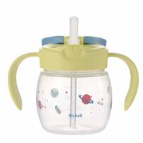 Richell リッチェル トライ もれないストローマグ ブルー（宇宙）