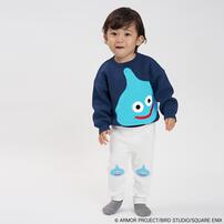 ドラクエベビー＆キッズ セーター スライム(ネイビー&times;約95cm)