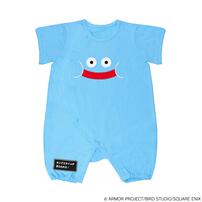 ドラクエベビー＆キッズ 半袖フィットオール キングスライム(ブルー×70-80cm)