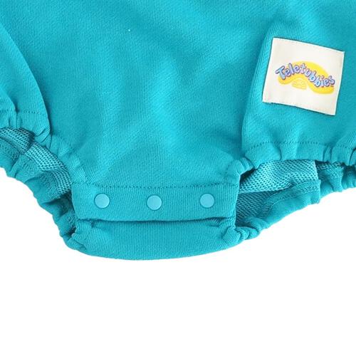 【テレタビーズ】長袖ダルマボディスーツ ラグラン グリーン×80cm