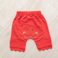 モンキーパンツ ワッフル メンダコ レッド&times;90cm