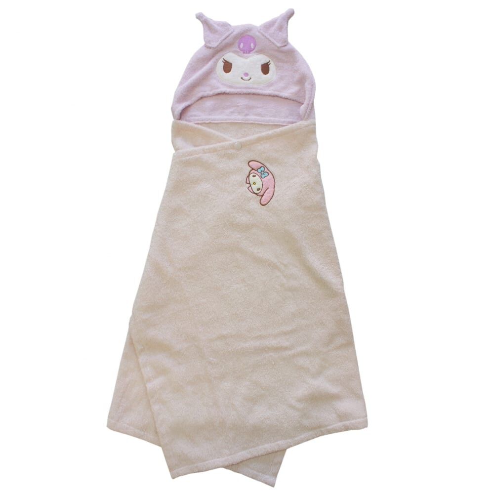 SANRIO サンリオ フード付き湯上りタオル クロミ(クロミ×フリー