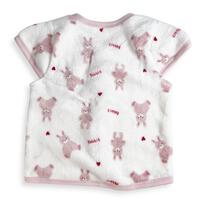 パジャマベスト フリース ウサギ柄 ピンク×80-95cm ベビーザらス限定