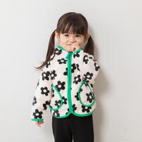 ベビーザらス限定　COJIKA マイクロフリース ジャケット デイジー(オフホワイト&times;90ｃｍ)