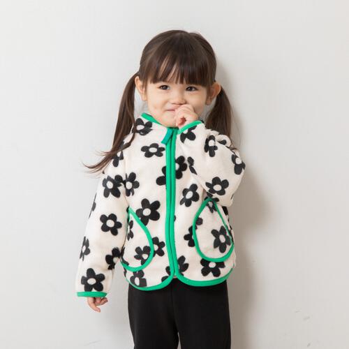 ベビーザらス限定　COJIKA マイクロフリース ジャケット デイジー(オフホワイト&times;90ｃｍ)