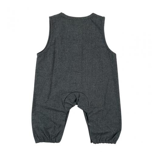 ローリーズファームベビー ネルロンパース(グレー×70cm) ベビーザらス限定