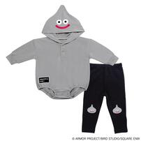 ドラクエベビー＆キッズ レギンス付きボディスーツ メタルスライム(グレー×約80cm) ベビーザらス限定