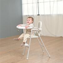 フォールディングハイチェア ベビーザらス限定 折り畳み式軽量＆コンパクト テーブル付ハイチェア 7か月～