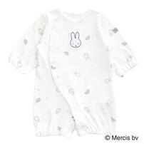 miffy ミッフィー フィットオール モノトーン 総柄 (ホワイト×60-70cm) ベビーザらス限定