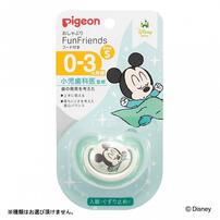 おしゃぶりFunfriends ファンフレンズ ミッキー柄(0-3ヵ月／S) 種類ランダム
