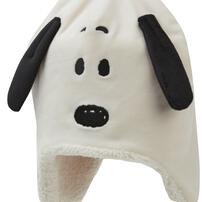 PEANUTS ベロアウィンター帽子 スヌーピー