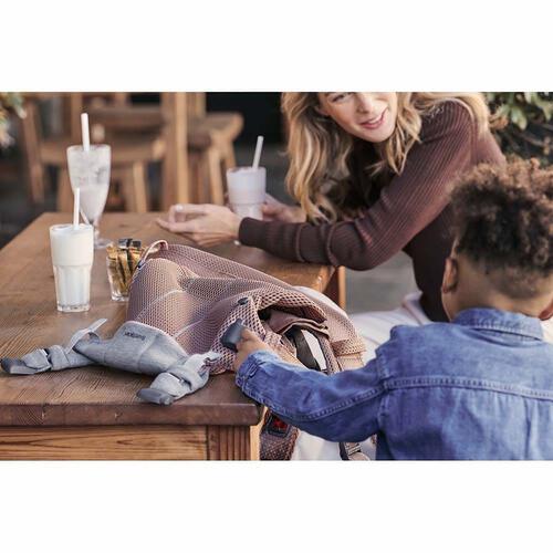 BabyBjorn ベビービョルン ベビーキャリア HARMONY ダスティピンク 抱っこ紐 最上級モデル 対面抱っこ 対面抱っこ 前向き抱っこ おんぶ 3Dメッシュ素材 簡単装着 新生児～15.0kg メーカー直送品