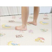 Care Bears  Baby ケアベアベビー 両面使えるマット【フロアマット リバーシブル仕様 200x150x厚さ1.5cm】