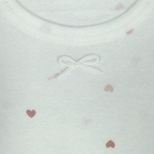 2枚組抗菌半袖シャツ肌着フライス うさぎ&times;ハート ピンク&times;80cm ベビーザらス限定