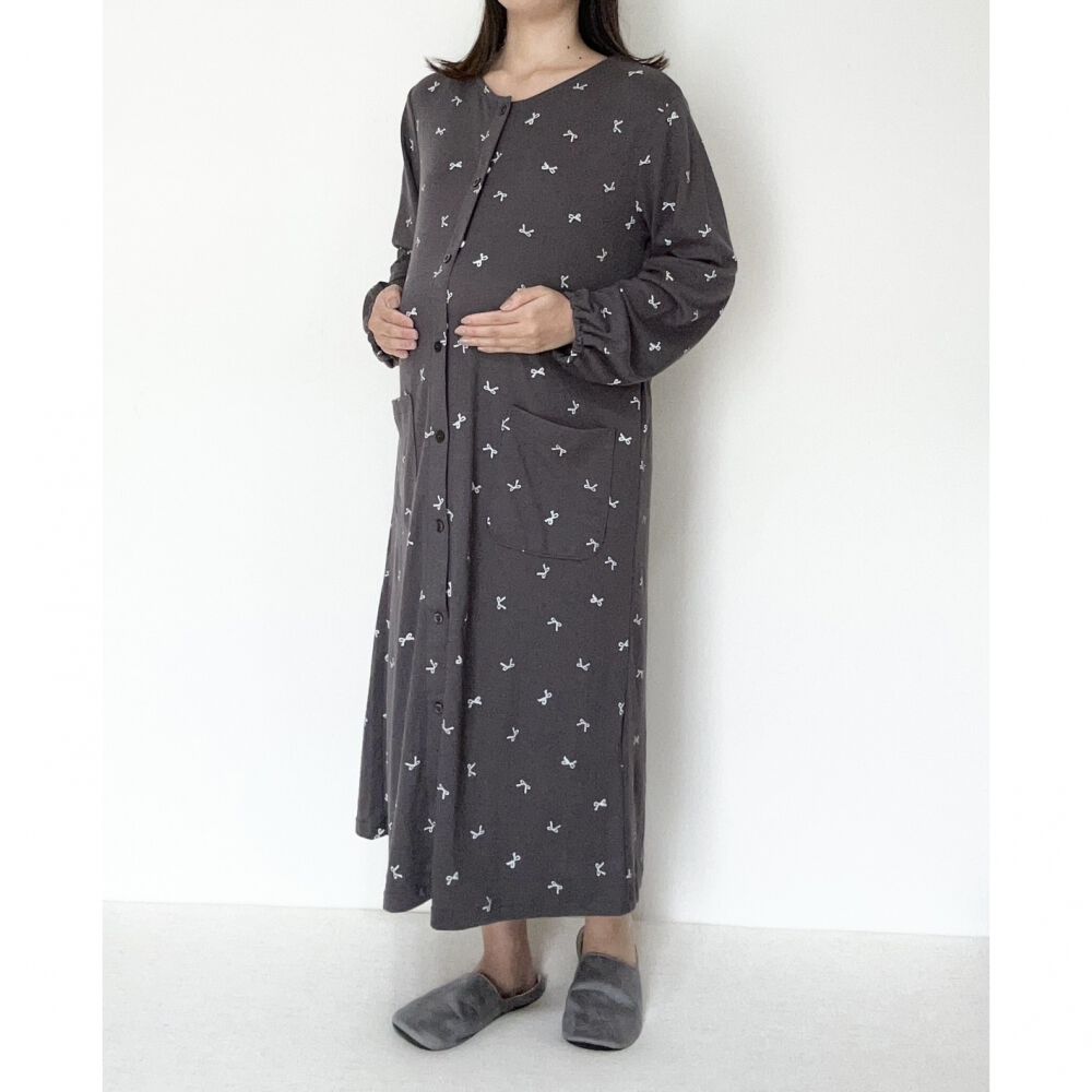 Petit jouet for maternity プティジョエット 長袖ワンピースパジャマ