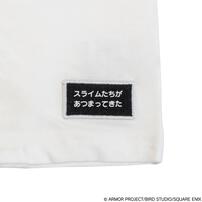 ドラクエベビー＆キッズ 刺繍半袖ロンパース スライム ホワイト&times;80cm