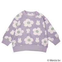 ミッフィーソウガラプリントトレーナー ラベンダー×95cm ベビーザらス限定